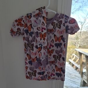 Little Sleepies Purple Butterfly Kids Pajama Set